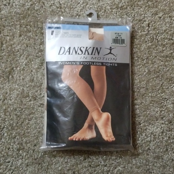 danskin footless tights